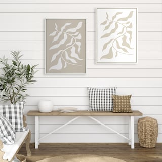 Kate and Laurel Sylvie Matisse Framed Canvas by Creative Bunch Studio