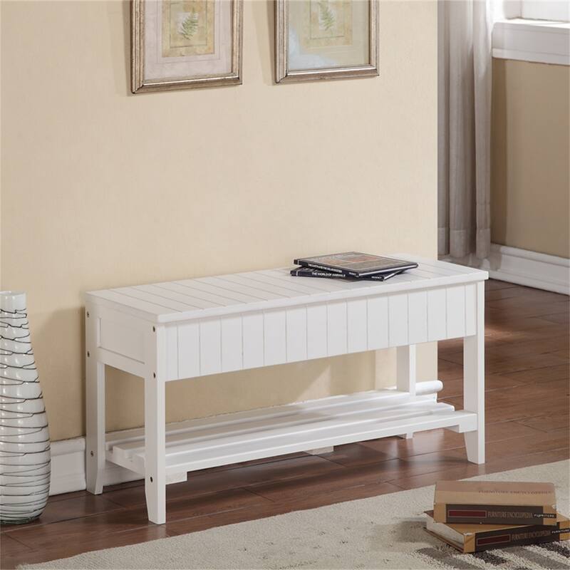 Quality Solid Wood Shoe Bench with Storage