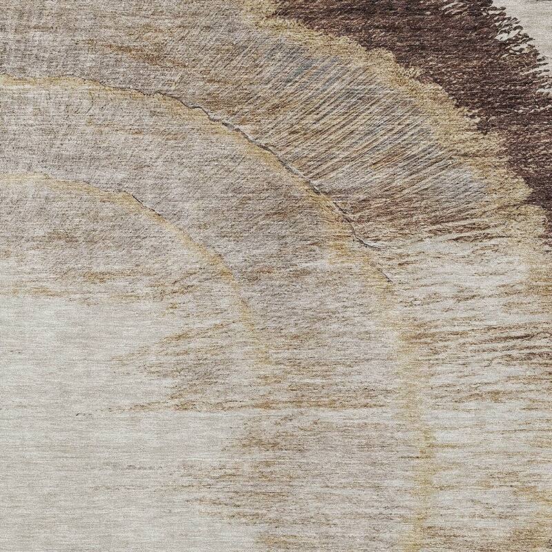 HomeRoots Abstract Transitional Rectangle Outdoor Rug