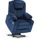 preview thumbnail 41 of 59, Mcombo Electric Power Lift Recliner Fabric Chair with Massage Heat