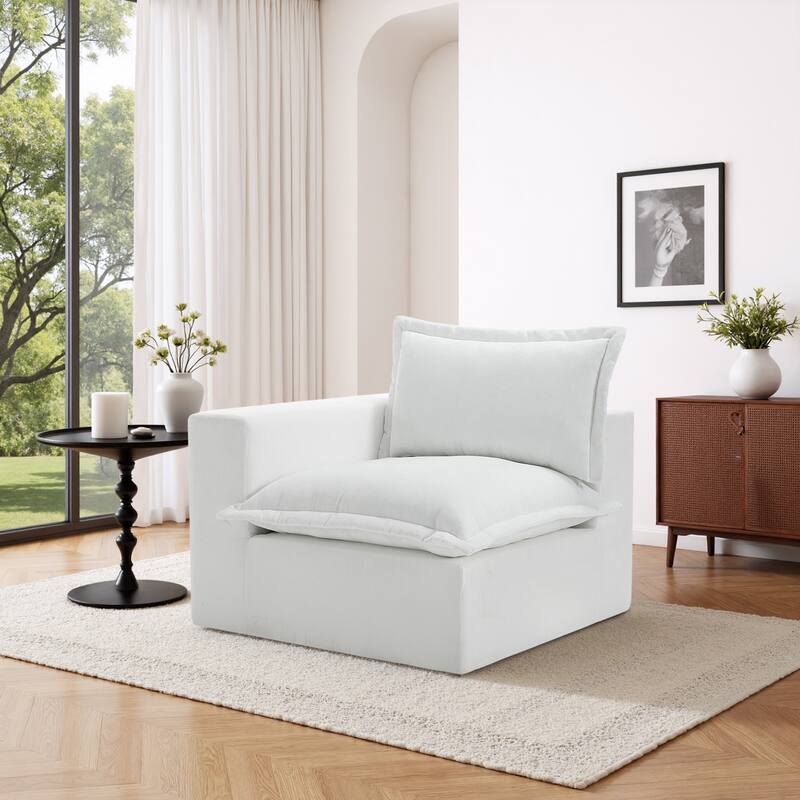 Comfy Cloud Chenille Upholstered Modular Sectional Sofa