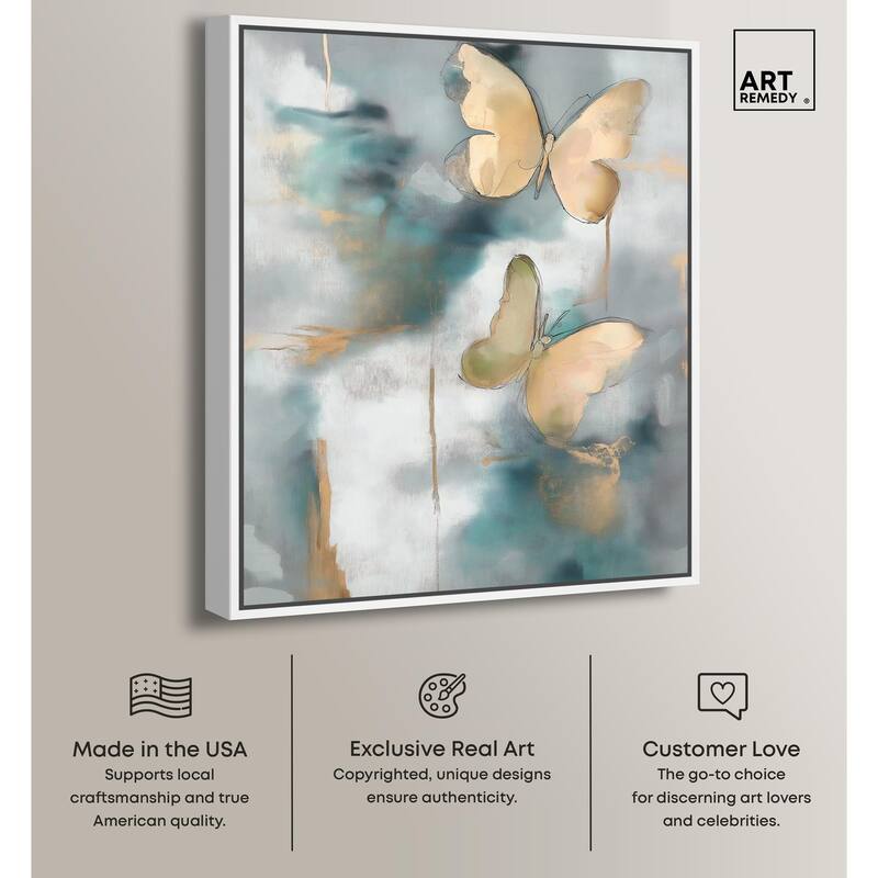 Butterflies Dream I Canvas by Art Remedy