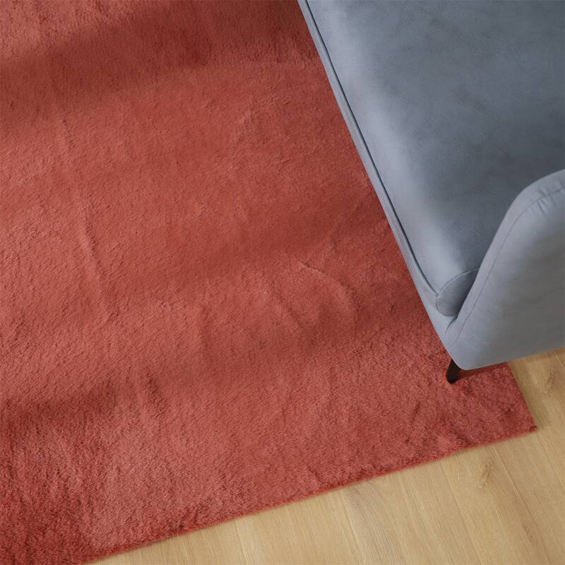 KASENTEX Area Rug Contemporary Modern Soft Cozy Solid Colors