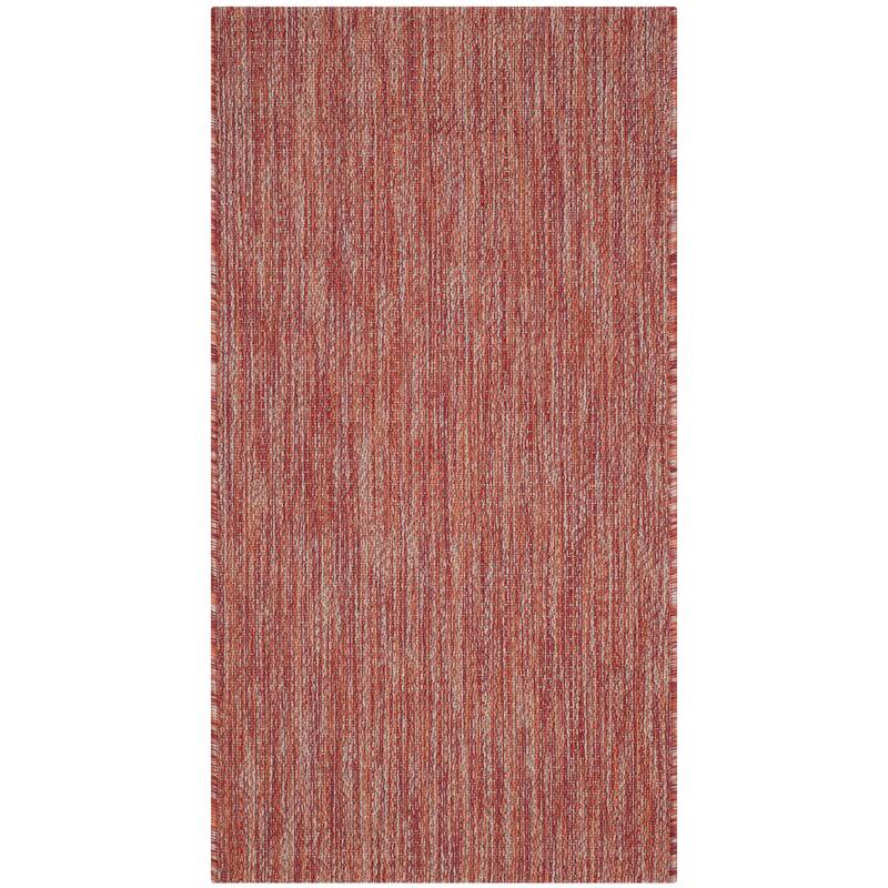 SAFAVIEH Courtyard Lumturie Indoor/Outdoor Waterproof Patio Rug - 2' x 3'7" - Red/Red