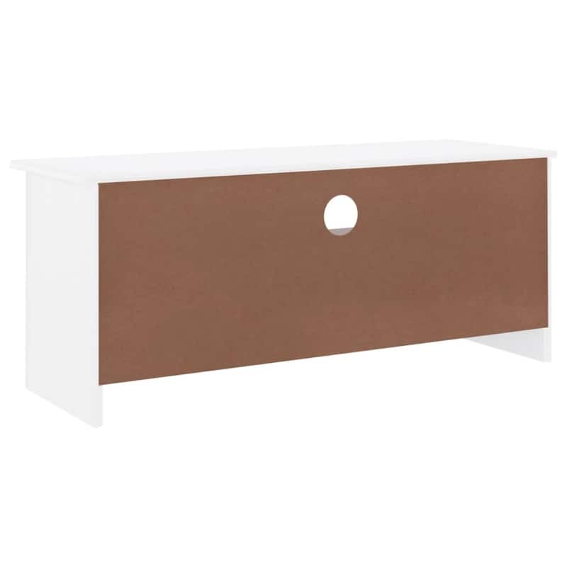 vidaXL TV Stand with Drawers ALTA 39.4"x13.8"x16.1" Solid Wood Pine - 39.4" x 13.8" x 16.1"