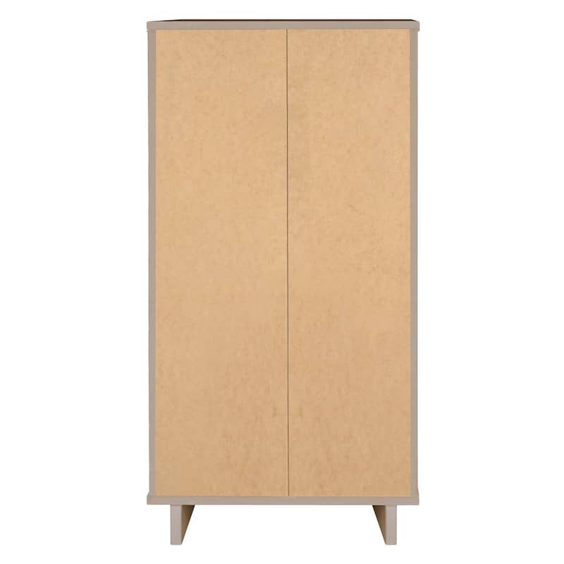 Manhattan Comfort 3-Piece Granville Modern Solid Wood Dresser Chest and Nighstand Set.