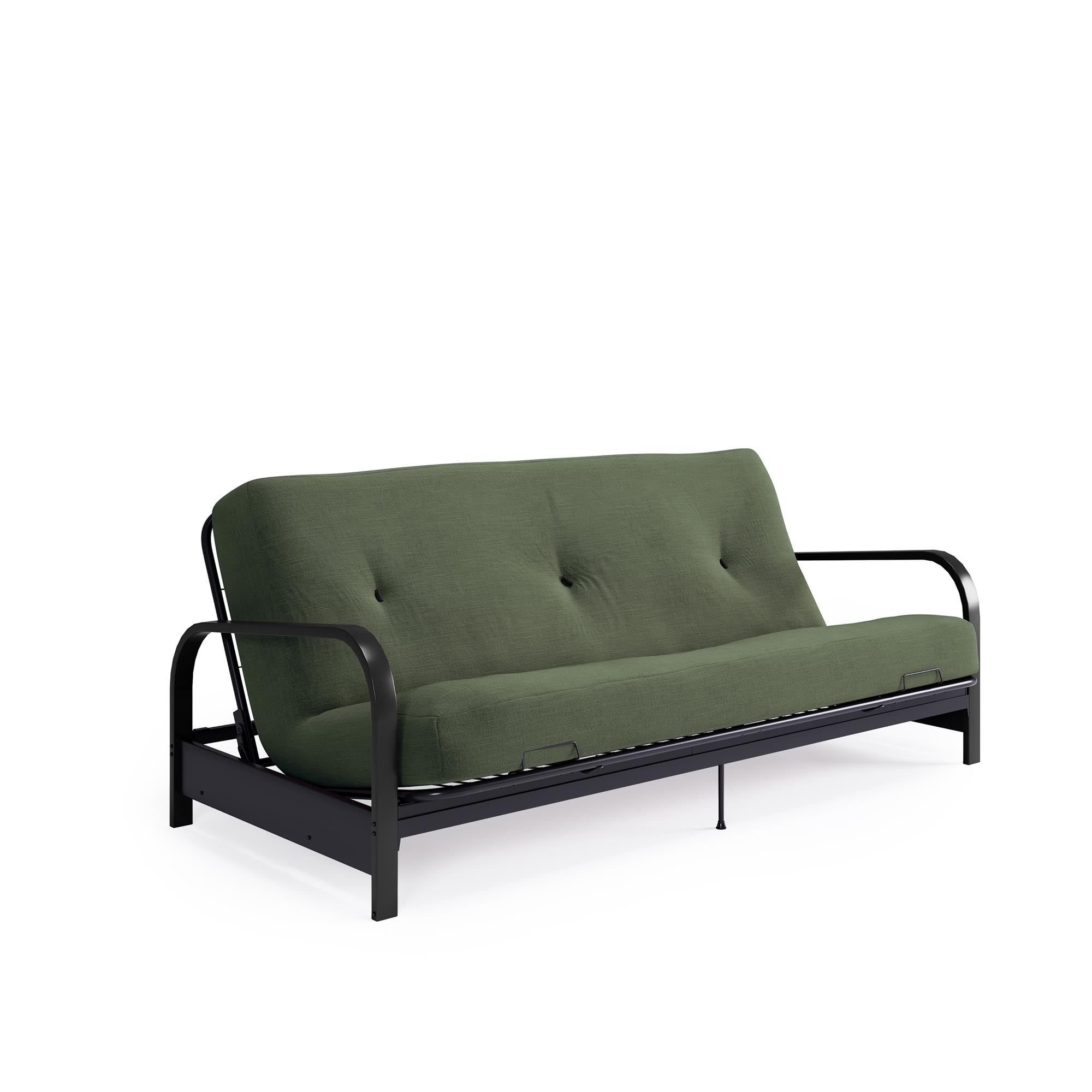 Avenue Greene Wren Black Metal Arm Futon Frame with 6 Mattress On Sale Bed Bath Beyond 36143559