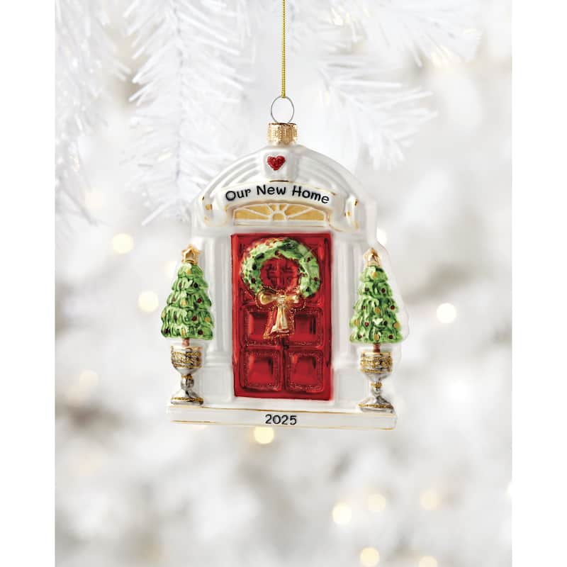 Lenox 2025 Blown Glass New Home Ornament