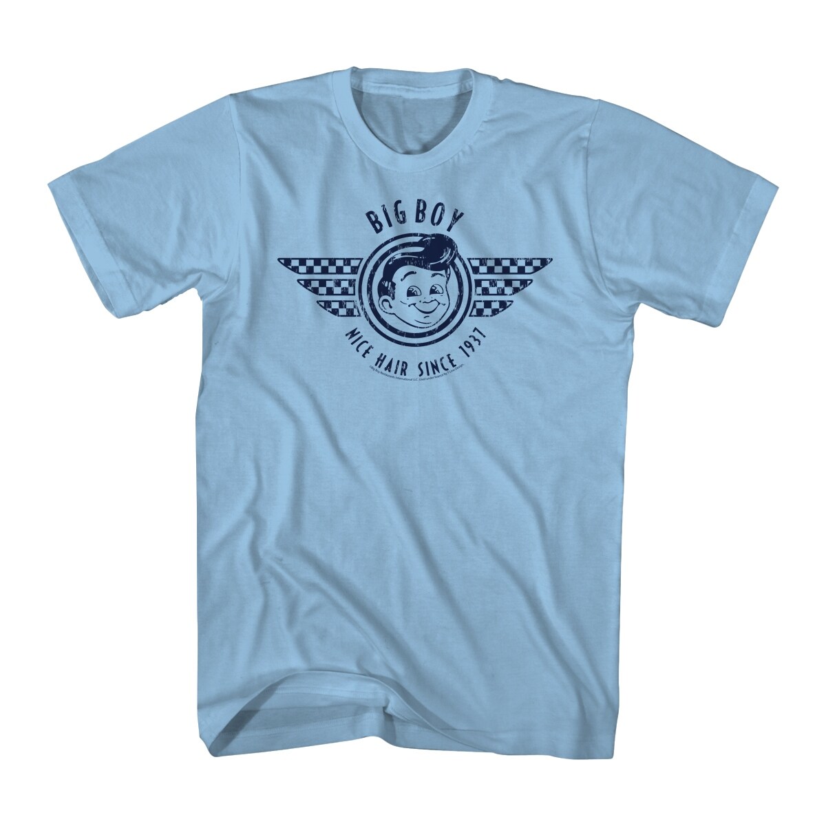 Shop Big Boy Nice Hair Men S Light Blue T Shirt Overstock 17381309