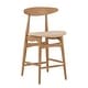 preview thumbnail 9 of 18, Norwegian Danish Mid-Century Dark Walnut Counter Height Stools (Set of 2) by iNSPIRE Q Modern