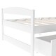 preview thumbnail 22 of 32, Twin Size Platform Kids Bed with 2-Storage Drawers, Durable Pine Wood Frame, Multifunctional Design for Small Spaces, Espresso