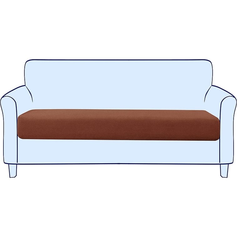 Subrtex Plaid Stretch Sofa Cushion Cover