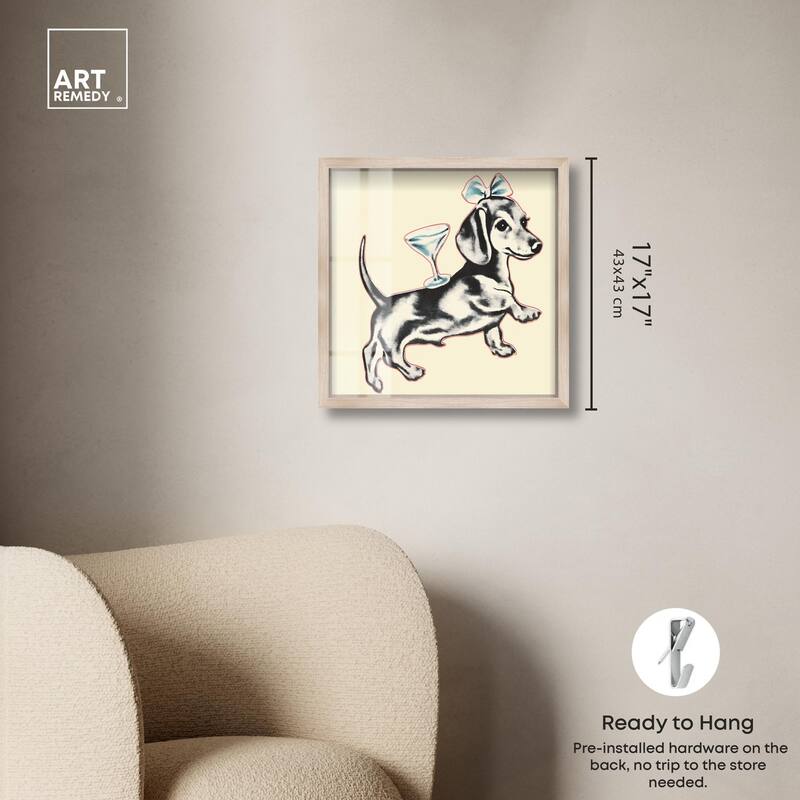 Martini Pup II Shadowbox by Art Remedy