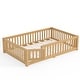preview thumbnail 128 of 159, Wood Floor Bed with Safety Guardrails and Door