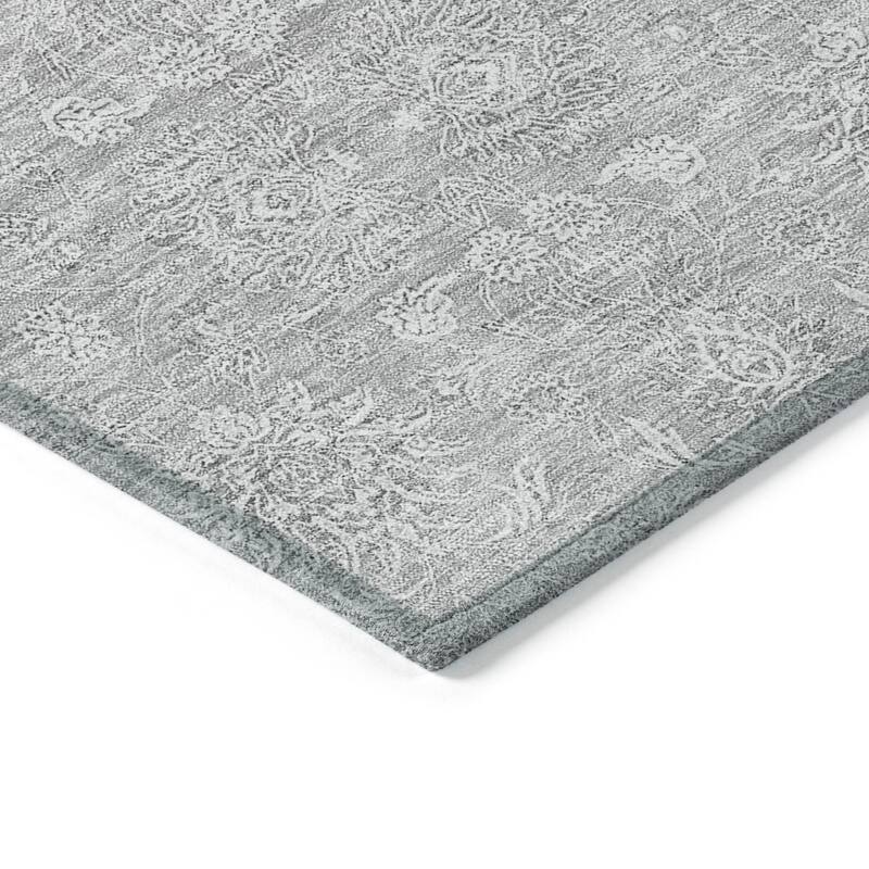 HomeRoots Floral Transitional Rectangle Outdoor Rug