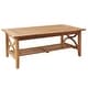 preview thumbnail 5 of 15, Cambridge Casual Lowell Teak Outdoor Patio Coffee Table
