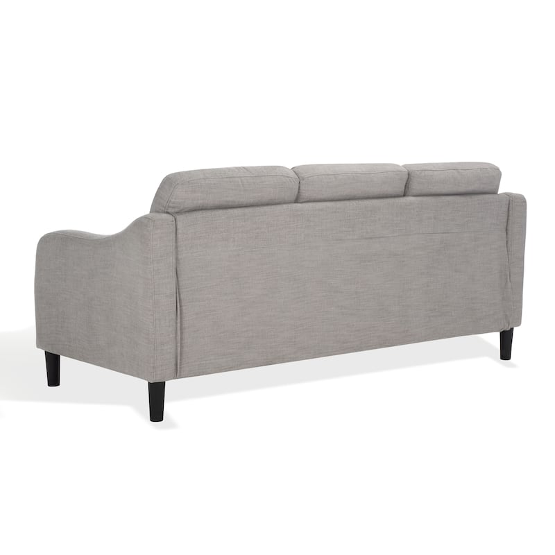 SAFAVIEH Couture Nathaniel Tufted Back 3 Seater Sofa - 77"W x 32"D x 34"H