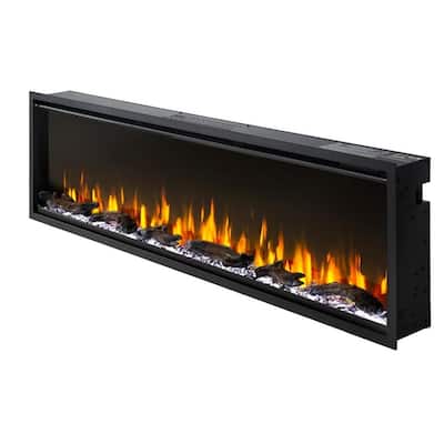 120V 1500W Wall Mounted Electric Fireplace, Remote & Touch Control