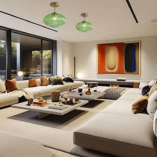 Contemporary hallway light fixtures green mount flush light glass, metal ceiling light