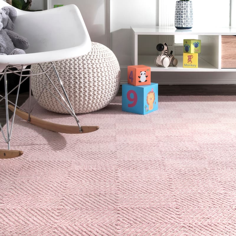 Nuloom Ago Geometric Wool Area Rug