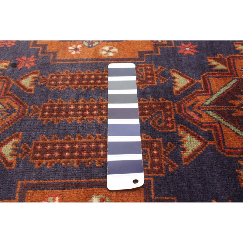 ECARPETGALLERY Hand-knotted Teimani Dark Navy Wool Rug - 2'8 x 4'9