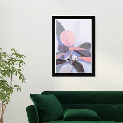 Wynwood Studio Prints Floral and Botanical Pastel Plants Pink and Tropical Wall Art Canvas Print