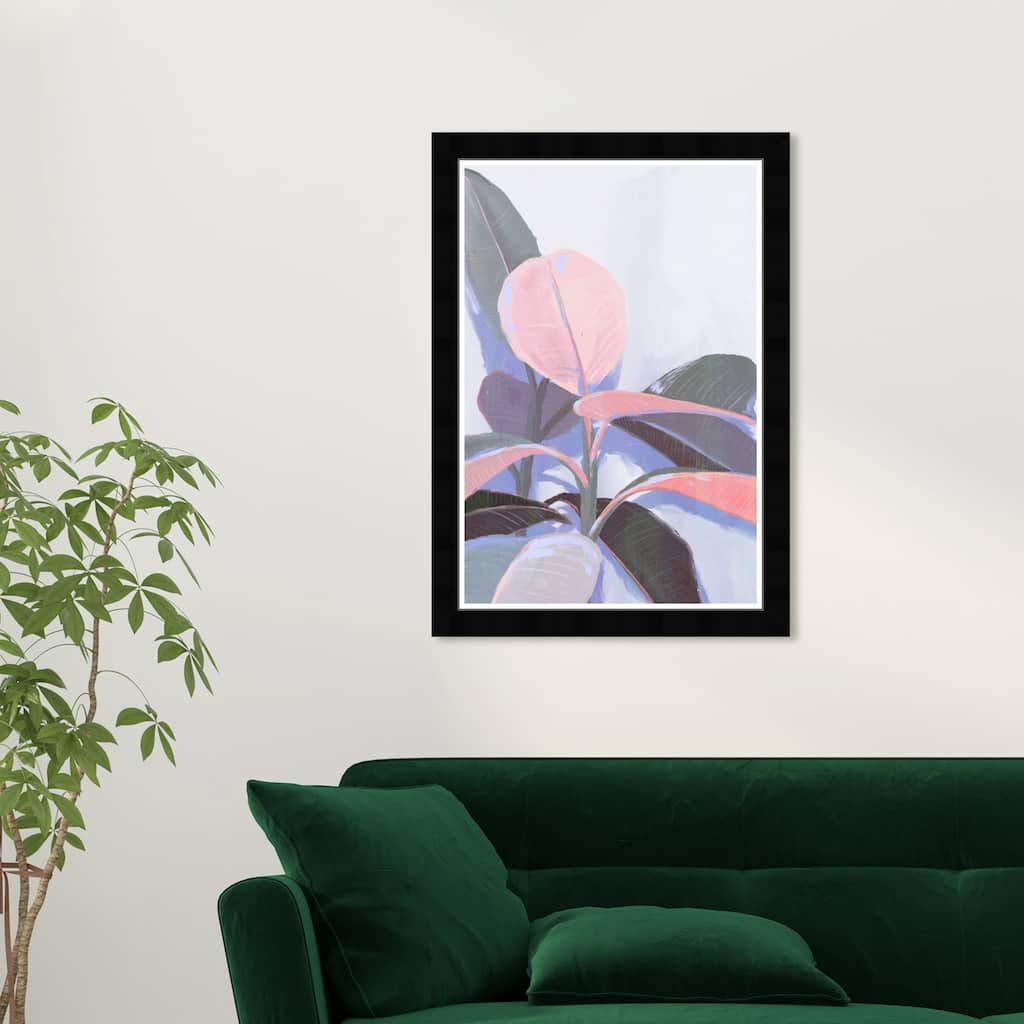 Wynwood Studio Prints Floral and Botanical Pastel Plants Pink and Tropical Wall Art Canvas Print