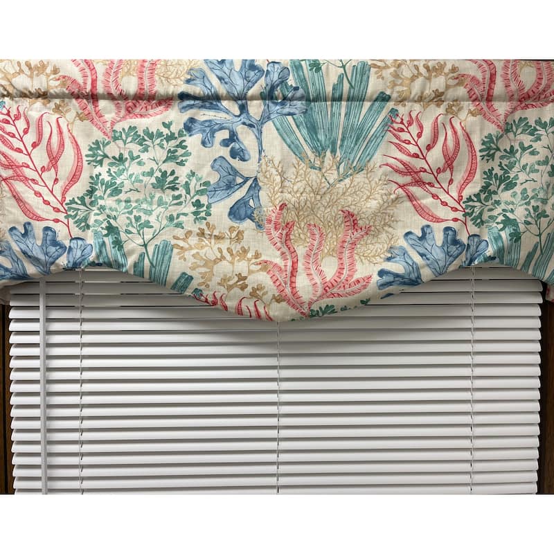 Coral Reef shaped valance