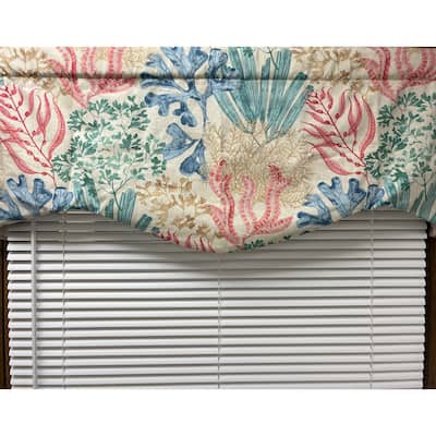 Coral Reef shaped valance