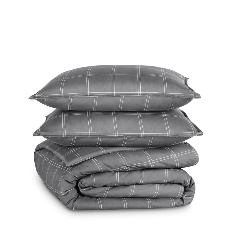 Bare Home Down Alternative Track Stitch Comforter Set