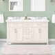 preview thumbnail 5 of 18, Martha Stewart Canaan 60 in. DoubleSink Bathroom Vanity in PicketFence