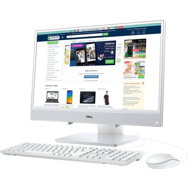 Shop Dell Inspiron 3477 23 8 Touchscreen Intel Core I3 7130u X2 2 7ghz 8gb 1tb Win10 White White Overstock