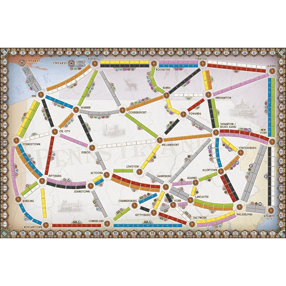 Ticket to Ride - UK / Pennsylvania (Map Coll. #5 Ticket to Ride - UK / Pennsylvania (Map Coll. #5
