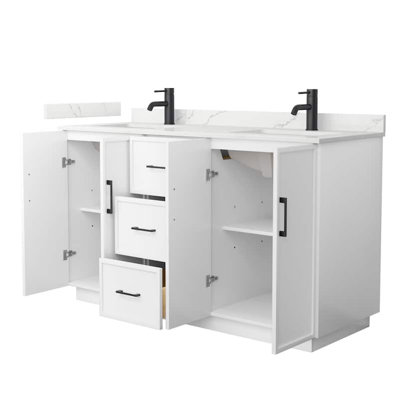 Wyndham Collection WCH7474-60D-QTZ-UNSMXX Elan TK 60" Free Standing
