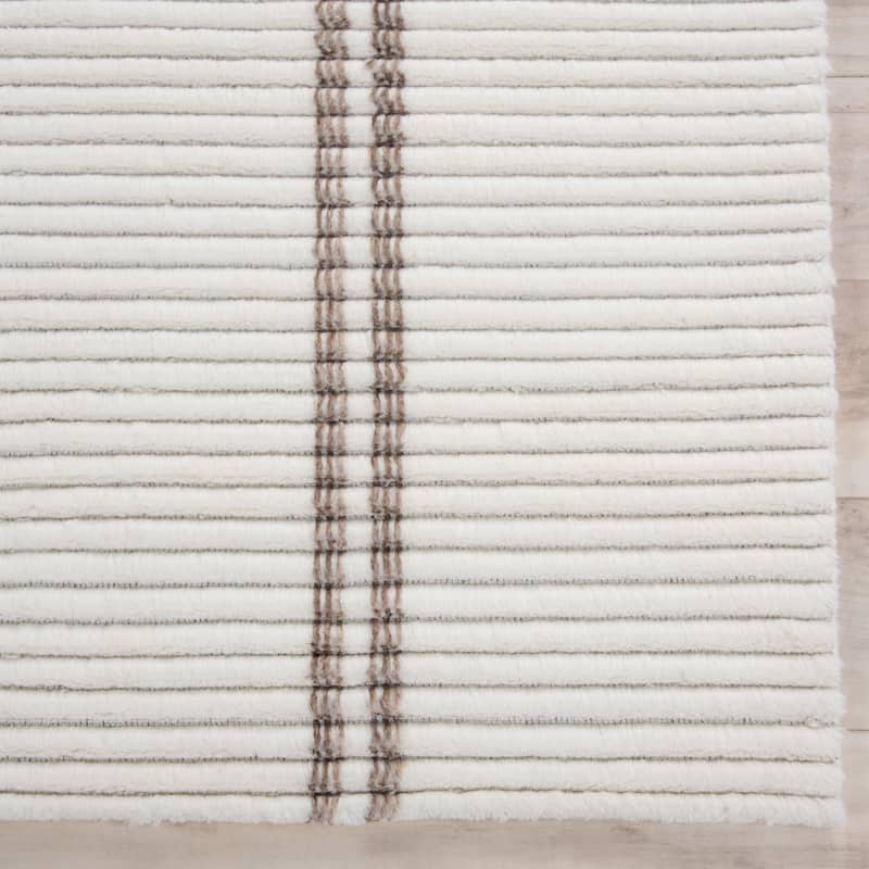 Alora Decor Klaus Stripe Wool Area Rug