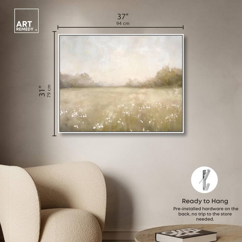 Peaceful Expanse Canvas by Art Remedy
