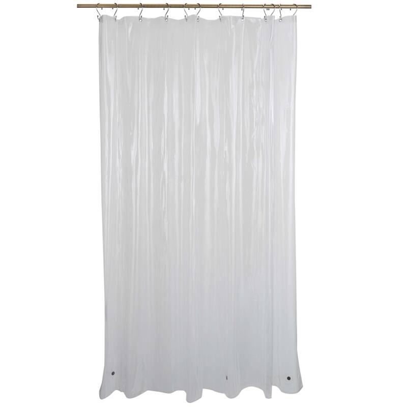 Bath Bliss 2 Pack Sanitized PVC Super Clear Shower Liner