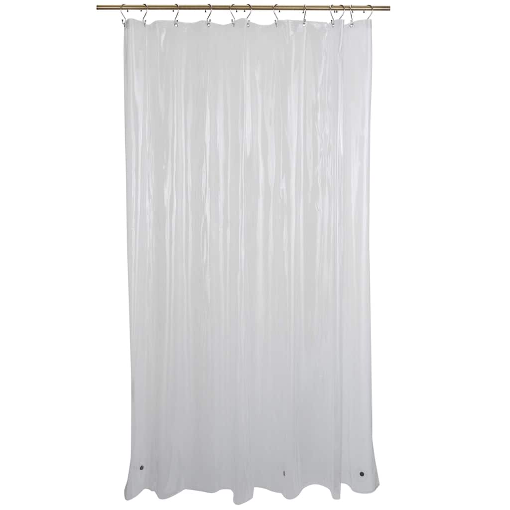 Bath Bliss Sanitized PVC Super Clear Shower Liner