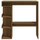 preview thumbnail 42 of 48, vidaXL Bar Table with Storage Rack 39.4"x19.7"x40" Engineered Wood - 39.4" x 19.7" x 40"
