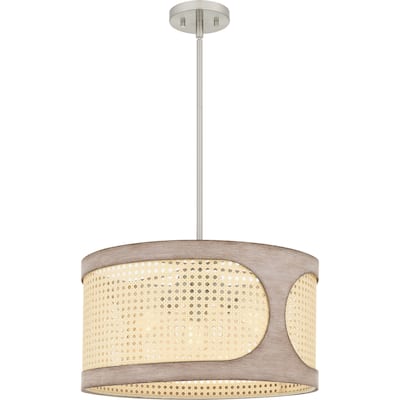 Syrah 3-Light Brushed Nickel Pendant - Brushed Nickel