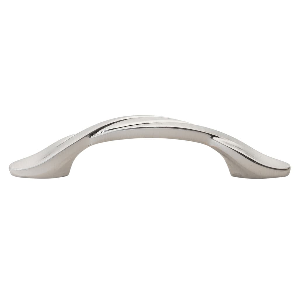 GlideRite 3" CC Satin Nickel Cabinet Hardware Twist Pull (Pack of 10 ro 25)