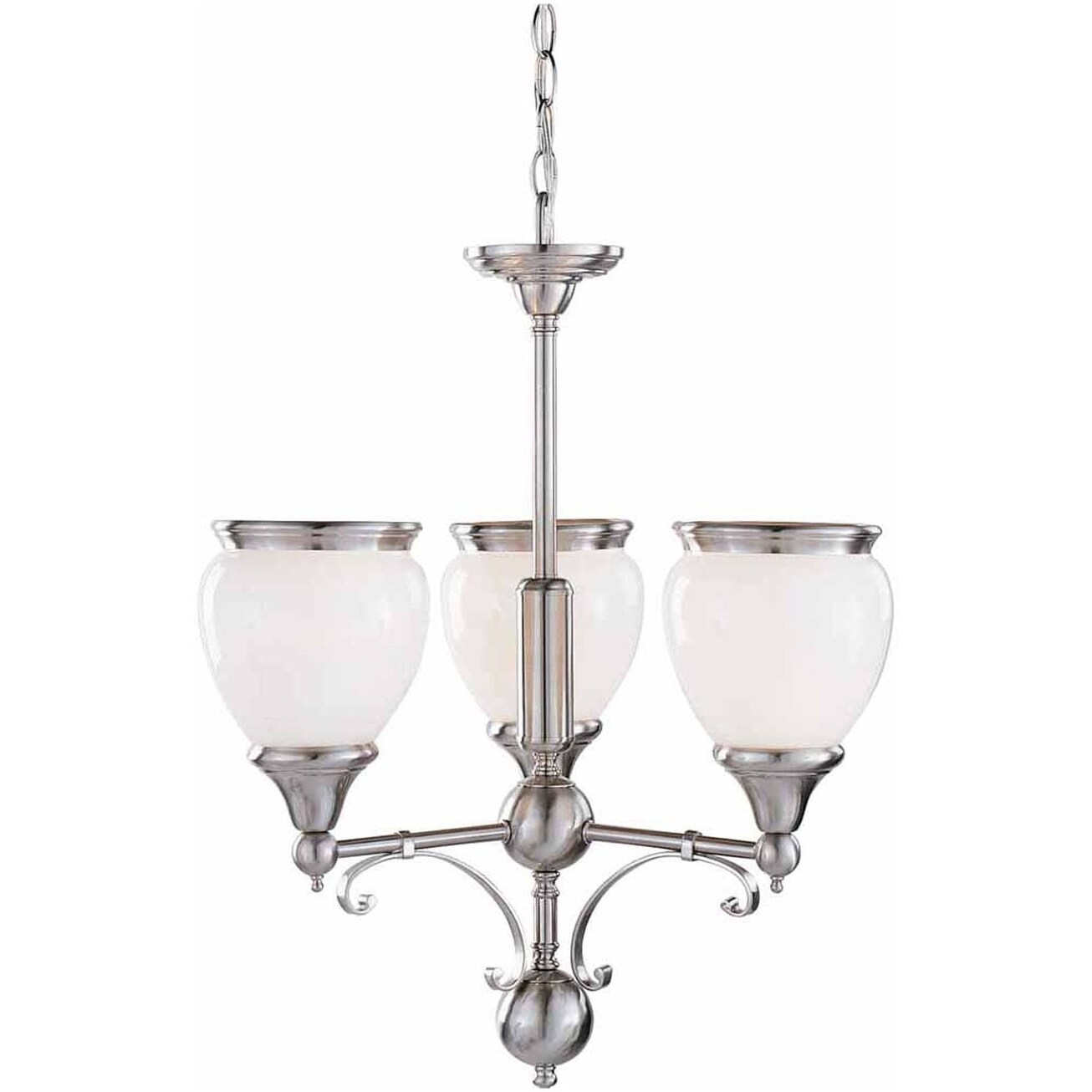 Volume Lighting V4683  Hyde Park 3 Light 19" Wide Chandelier (Florence Bronze) - Chandeliers For Bedrooms by Overstock.com