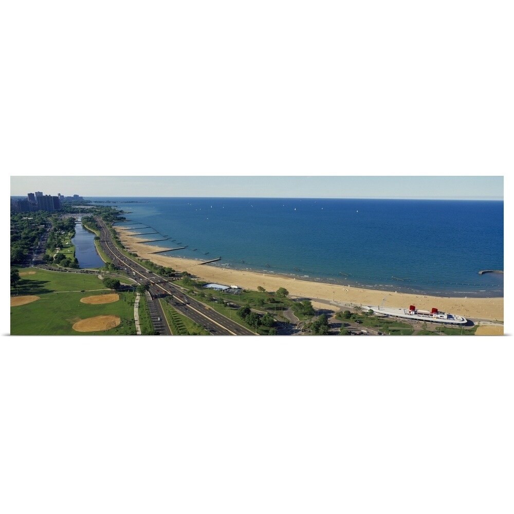 Wallpaper Shop North Avenue Beach Lincoln Park Lake Michigan Chicago Cook County Illinois Poster Print Free Shipping On Orders Over 45 Overstock 16891691 Desktop Wallpaper Free