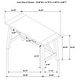 preview thumbnail 15 of 13, Fabian 54-inch 2-drawer Computer Writing Desk Distressed Light Brown