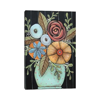 iCanvas "Prim Floral" by Karla Gerard Canvas Print