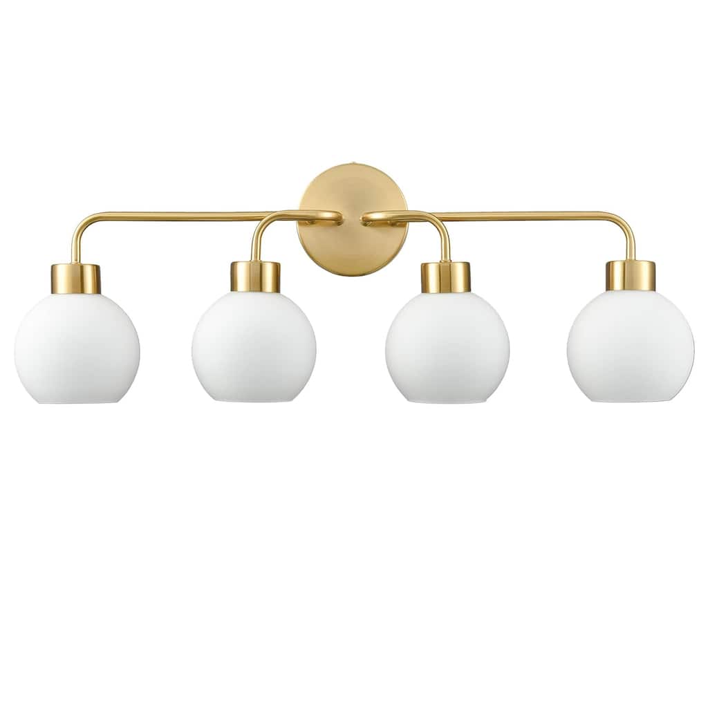 Tenerife Brass Modern Bath Vanity Light / Wall Sconce