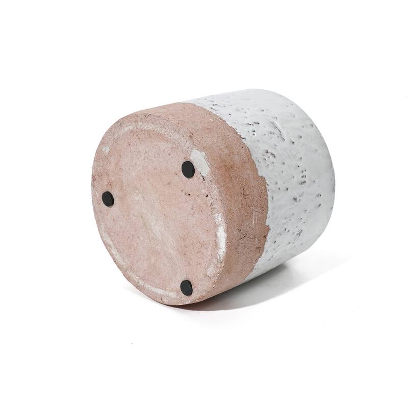 Two-Tone Rustic Terracotta Jug Vase