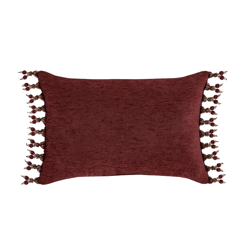 J. Queen New York Garnet Boudoir Decorative Throw Pillow