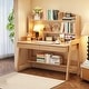 preview thumbnail 2 of 17, Kids Desk , Children Study Desk, Computer Writing Desk for Home Office - 36.6" x 21.7" x 54.3" Natural
