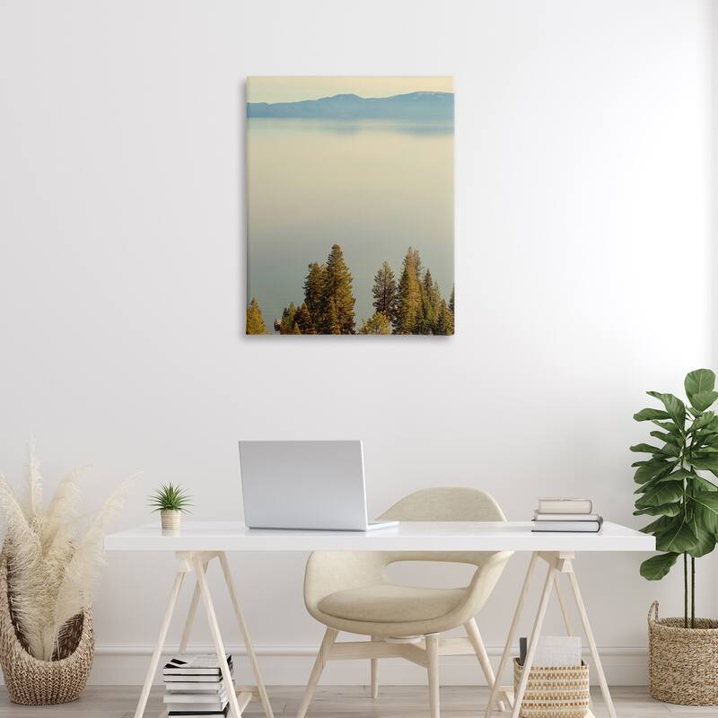 Stupell Pure Bliss Lake View Canvas Wall Art Design By Gemma Bardot
